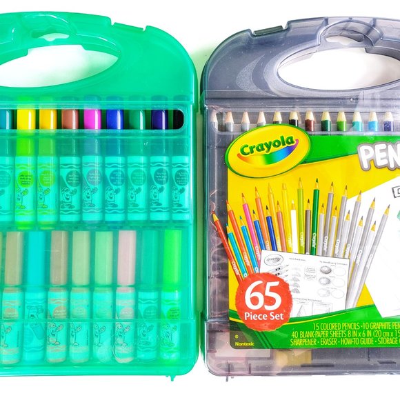 Crayola Bundle Coloring Art Craft School Supplies - Picture 4 of 13